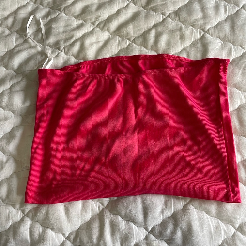 SHEIN pink tube top